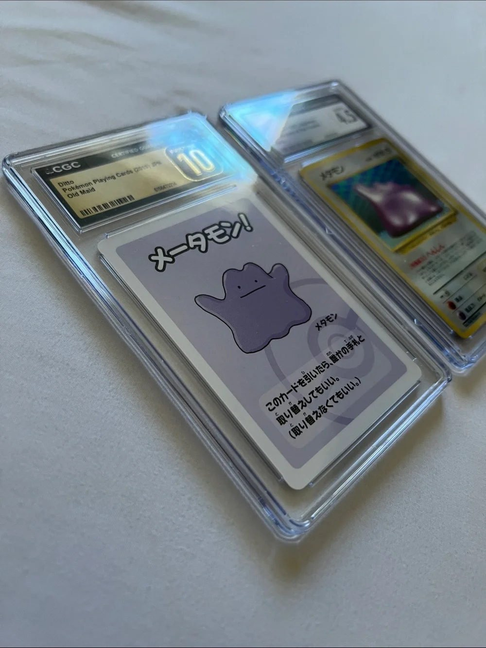 CGC Graded Japanese Ditto Pokémon Card Set — Purple Ditto
